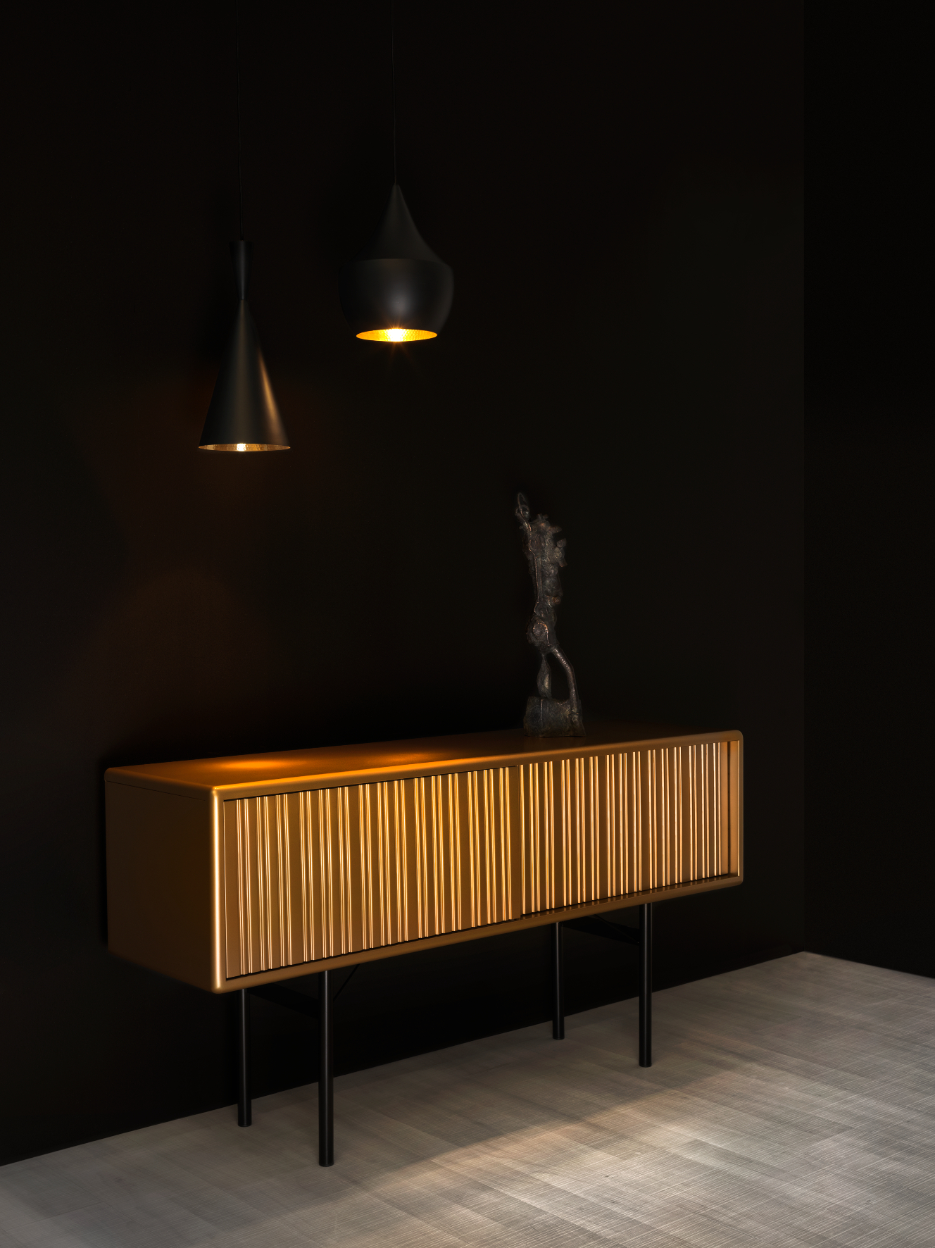 mueller-metall-moebel-Sideboard-K16-S1-perlgold Schrank Eisenmöbel Eisenschrank Eisentisch Noodles Das Einrichtungshaus XXS Willich Krefeld Düsseldorf - DAS EINRICHTUNGSHAUS XXS